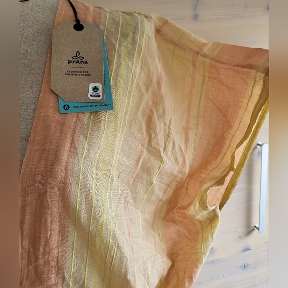 NWT prAna Marina Bay Tunic Sunset Peach Cover-Up size M - Picture 6 of 11